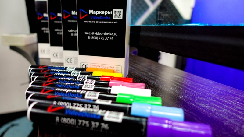 Маркеры для прозрачной доски